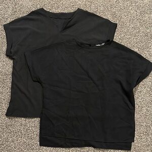 SHEIN (TWO) black tops
